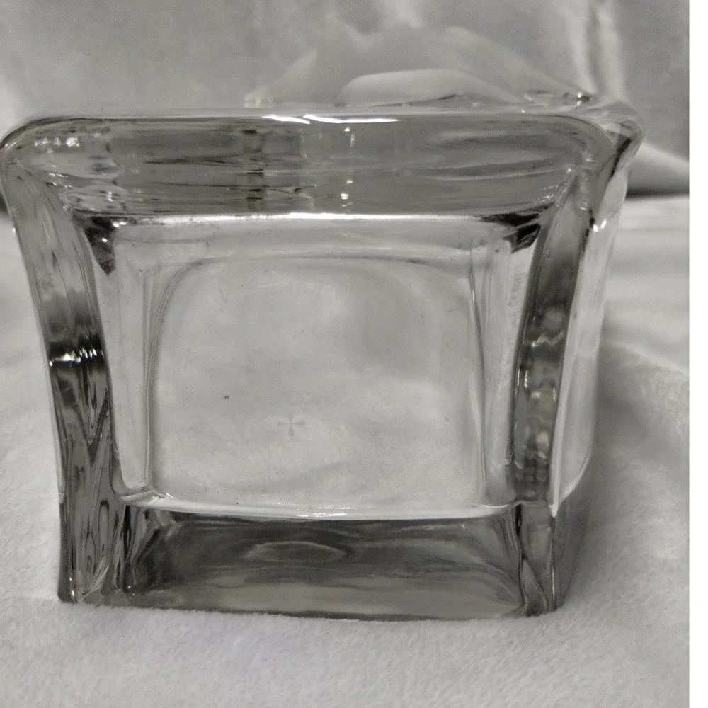 Dolphin Crystal Vase Large Heavy‎ Glass Coastal Nautical Decor Beach House